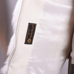 Made in Italy White Wool Women Coat LO-4900-IT42|M
