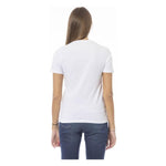 Baldinini Trend White Cotton Women Top BA-23910-XS