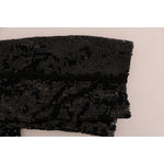 Dolce & Gabbana Black Sequined Fashion Shorts BYX1101-1