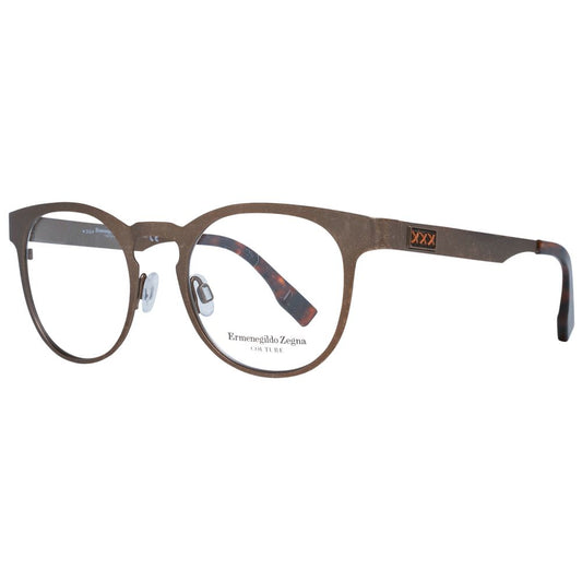 Ermenegildo Zegna Bronze Men Glasses Frame