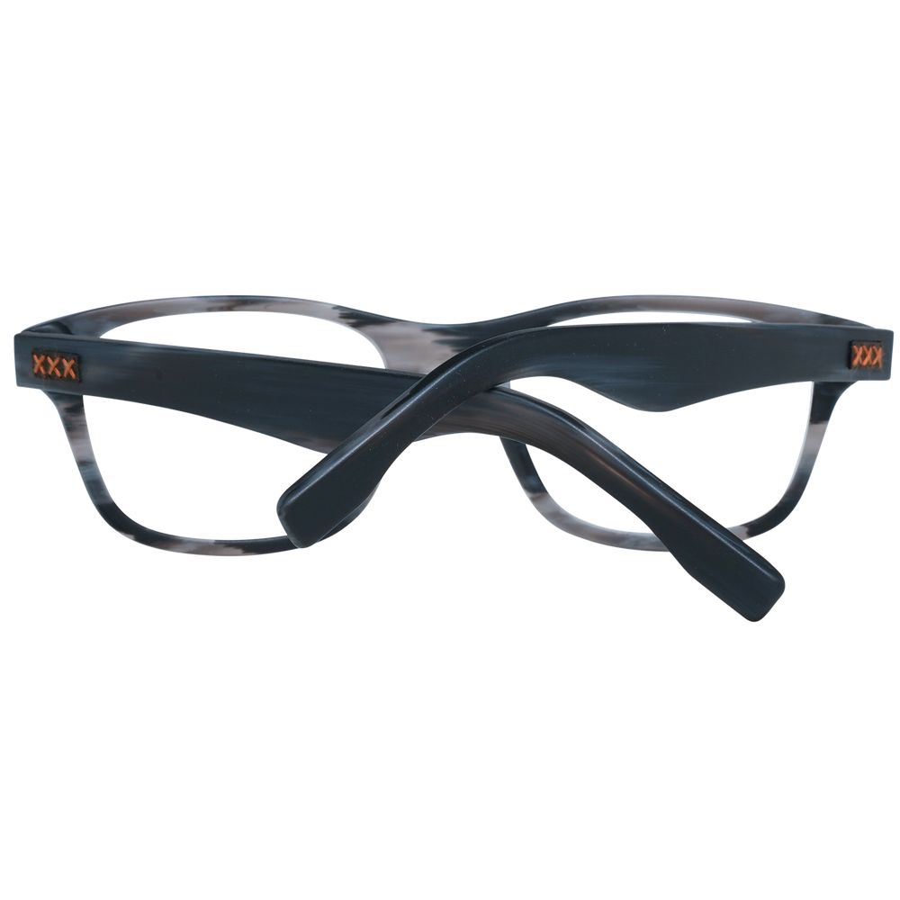 Ermenegildo Zegna Gray Plastic Glasses (Frames)