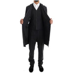 Dolce & Gabbana Gray Wool Stretch 3 Piece Two Button Suit KOS1093-1
