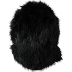 Dolce & Gabbana Black Faux Fur Whole Head Wrap Hat HAT9569-57