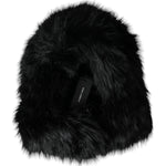 Dolce & Gabbana Black Faux Fur Whole Head Wrap Hat HAT9569-57