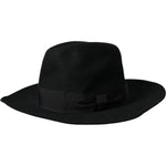 Dolce & Gabbana Black Rabbit Fedora Trilby Women Hat HAT9635-57