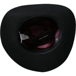 Dolce & Gabbana Black Rabbit Fedora Trilby Women Hat HAT9635-57