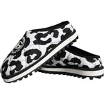 Dolce & Gabbana Black White Quilted Logo Sandals Slides Shoes MV5908-44