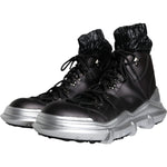 Dolce & Gabbana Black Nylon Galileo High Top Sneakers Shoes MV6119-44