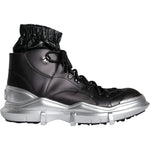 Dolce & Gabbana Black Nylon Galileo High Top Sneakers Shoes MV6119-44