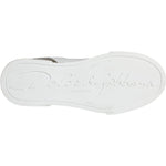 Dolce & Gabbana White Gold Portofino Low Top Leather Sneakers Shoes LA11251-36