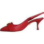 Dolce & Gabbana Dolce & Gabbana Red Devotion Leather Heels Slingback Shoes LA11504-35.5 1728,67345645728,Dolce & Gabbana,EU35.5/US5,EU35/US4.5,EU37/US6.5,EU38/US7.5,Material: 100% Lamb Leather,New with tags,Red,Sandals - Women - Shoes,Shoes,Women,Women -