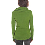 Yes Zee Green Viscose Sweater YE-13724-L