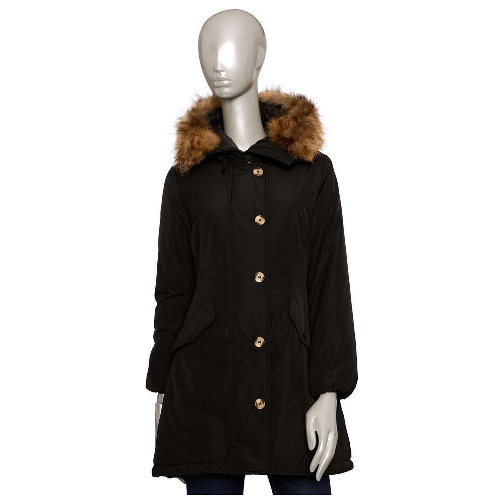 Baldinini Trend Black Polyester Women Jacket BA-24593-XS