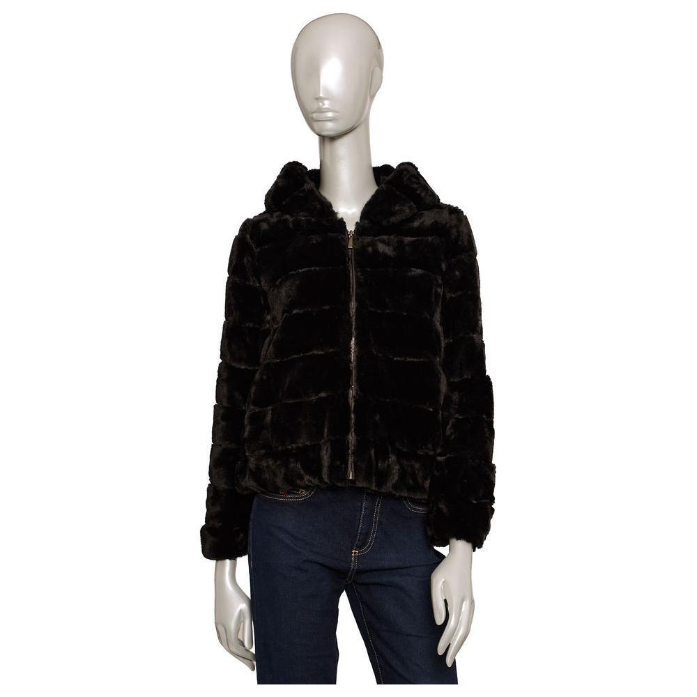 Baldinini Trend Black Polyester Women Jacket BA-24574-S