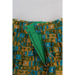Dolce & Gabbana Multicolor Jacquard Straight Pencil Skirt SKI1031-5