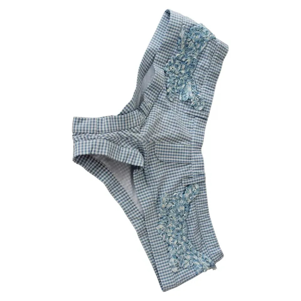 Ermanno Scervino Blue Beachwear Bottoms Swimsuit Shorts BIK812-IT3