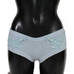 Ermanno Scervino Blue Beachwear Bottoms Swimsuit Shorts BIK812-IT3