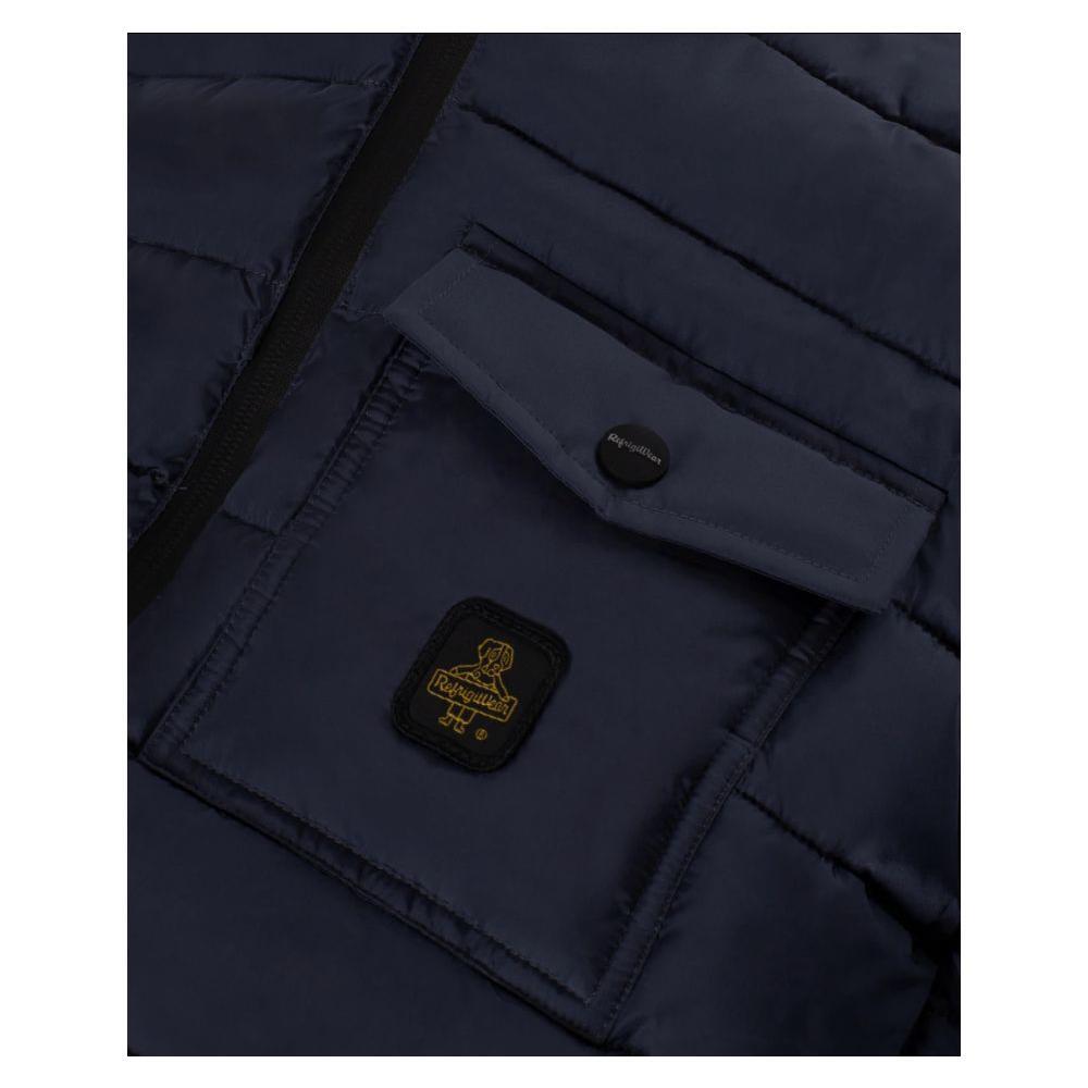 Refrigiwear Blue Nylon Men Jacket