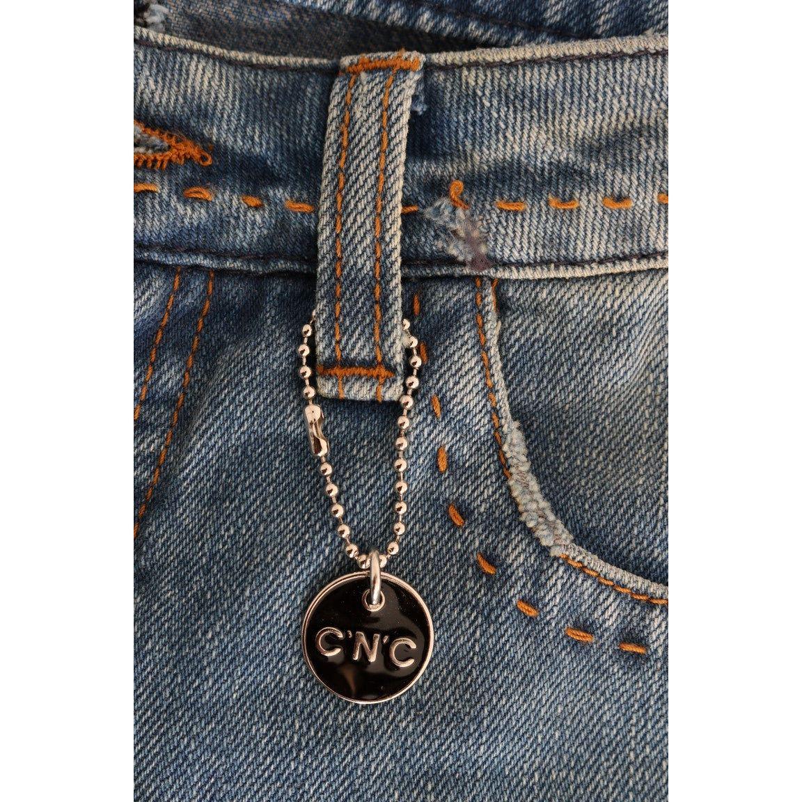 Costume National Blue Wash Cotton Classic Jeans SIG30108-1