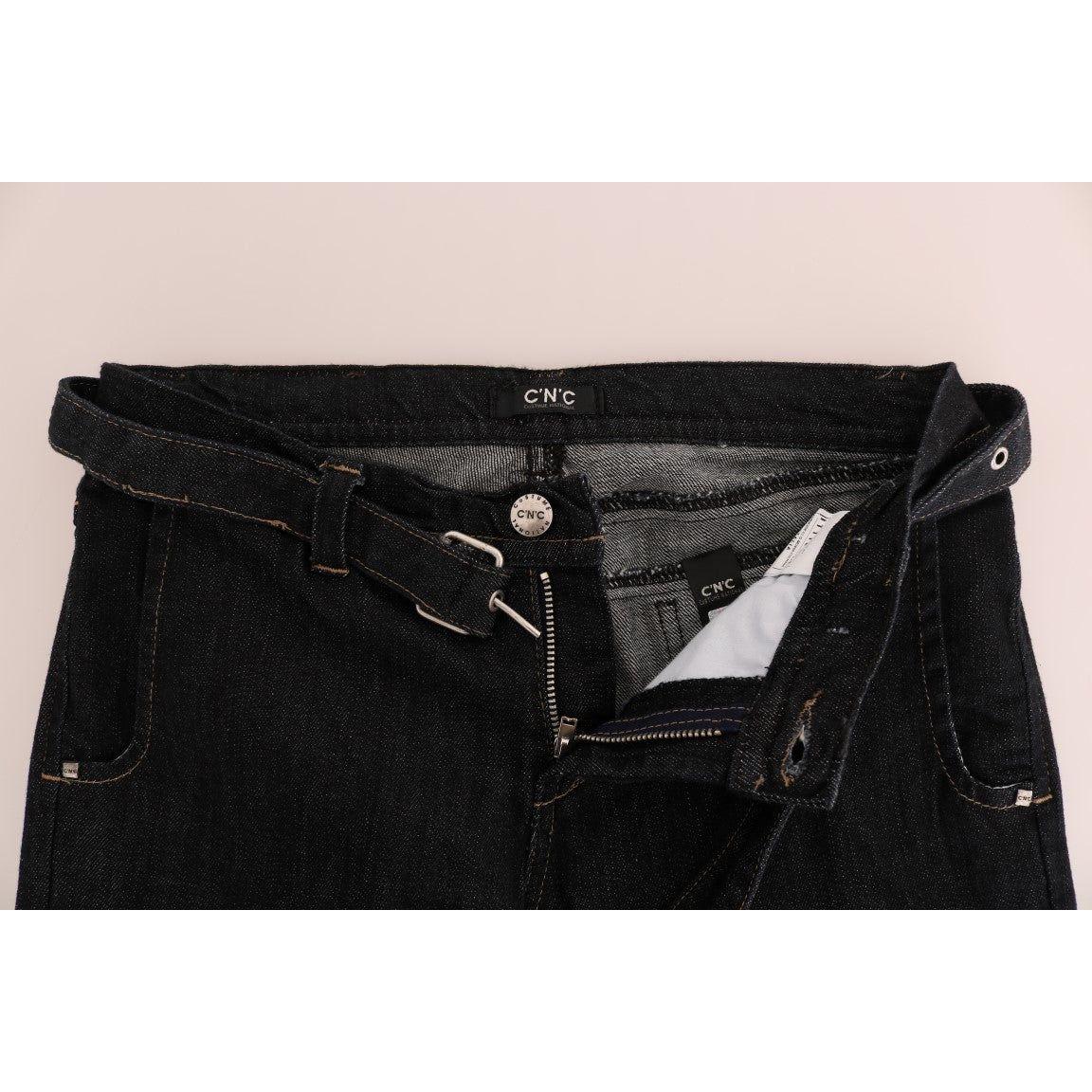 Costume National Blue Cotton Stretch Slim Fit Jeans SIG30123-2