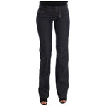Costume National Dark Blue Cotton Classic Fit Jeans SIG30133-1