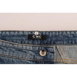 Costume National Blue Cotton Stretch Denim Jeans SIG30136-1