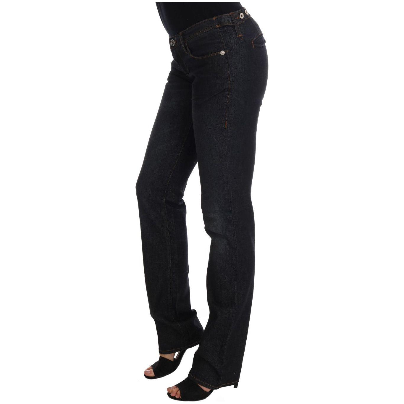 Costume National Dark Blue Cotton Slim Fit Jeans SIG30137-1