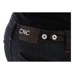 Costume National Dark Blue Cotton Slim Fit Jeans SIG30137-1