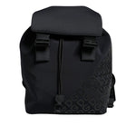Dolce & Gabbana Black DG Mania Neoprene Travel Back Pack Bag