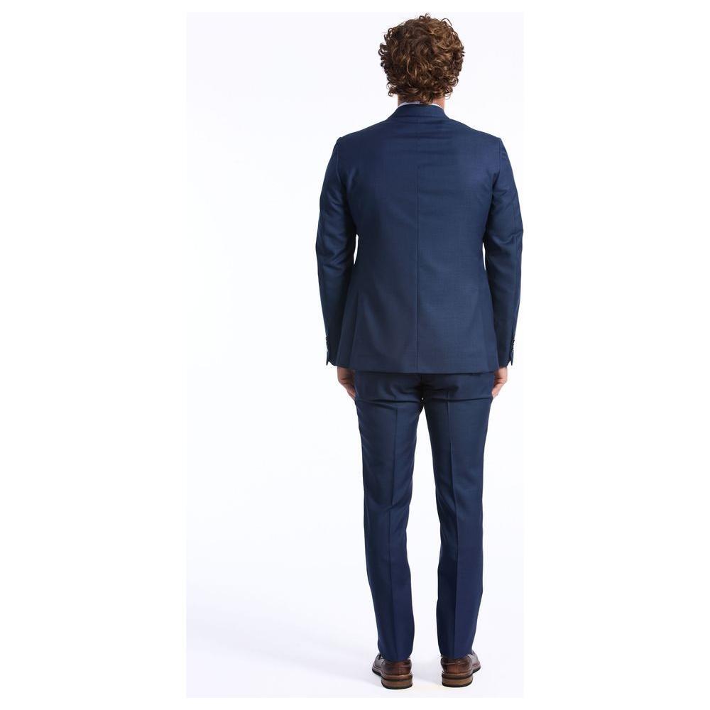 Baldinini Trend Blue Wool Men Blazer BA-24657-IT48 | M