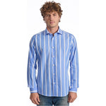 Baldinini Trend Light Blue Cotton Men Shirt BA-24643-L