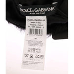 Dolce & Gabbana Elegant Black Xiangao Fur Beanie Hat Beanie Hat Dolce & Gabbana Misty Rose