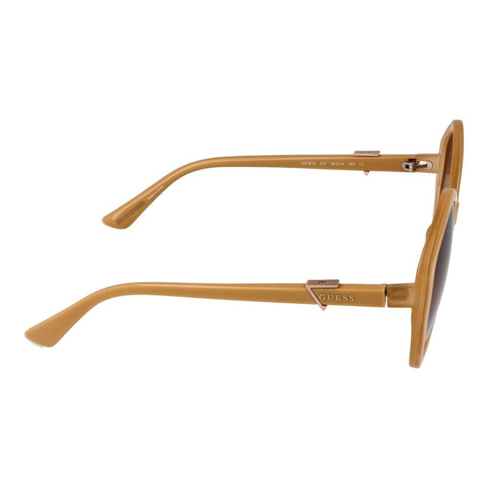 Guess Brown Women Sunglasses Guess Dark Khaki