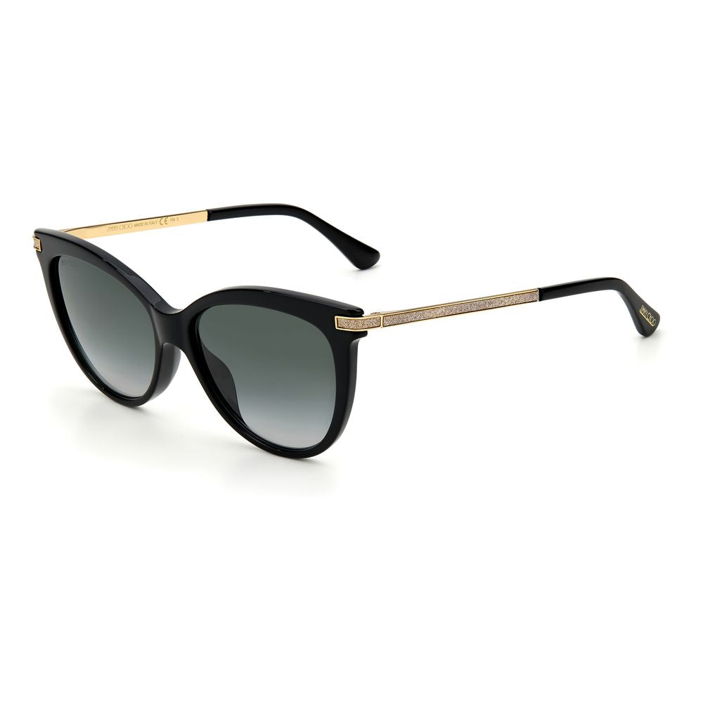 Jimmy Choo Black Acetate Sunglasses JCAXELLEGS8079OAC