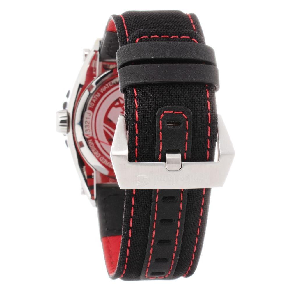 Timberland Black Leather Watch TITBL13331STB13PNNAC