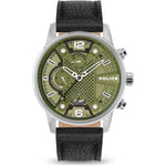 Police Black Leather Watch POPEWJF2203305AC