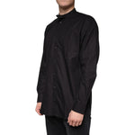 Dolce & Gabbana Black Cotton Button Down Men Casual Shirt TSH84090-38