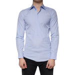 Dolce & Gabbana Light Blue Cotton Men Dress Formal Shirt TSH84708-37