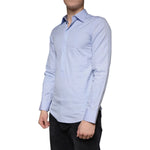 Dolce & Gabbana Light Blue Cotton Men Dress Formal Shirt TSH84708-37