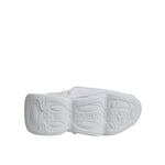 Dolce & Gabbana White Padded Fabric Low Top Sneakers Shoes