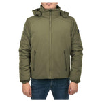 Yes Zee Green Nylon Jacket YE-14272-S