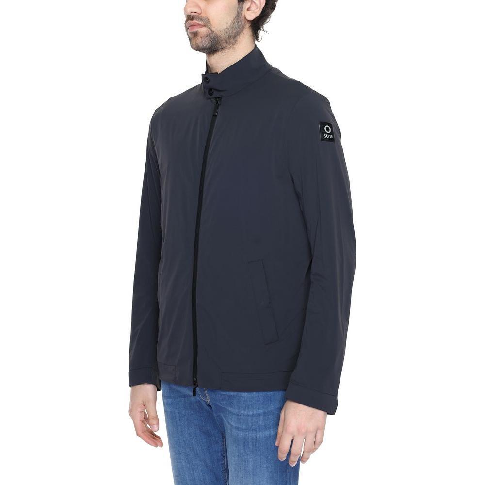 Suns Black Nylon Jackets & Coat SU-13573100009-IT54 | XXL
