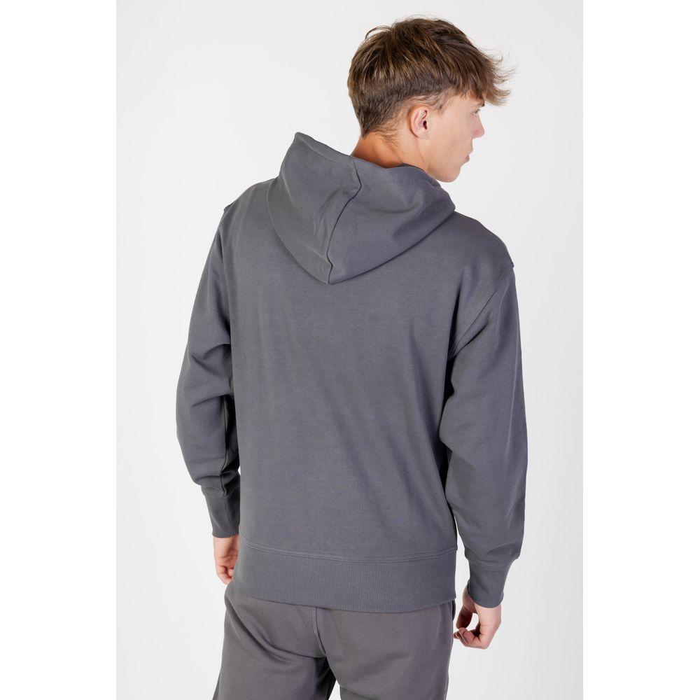 Hugo Boss Gray Cotton Hoody BO-10988500138-IT44 | S