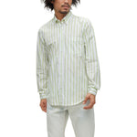 Hugo Boss Green Cotton Shirt BO-10988600148-IT44 | S