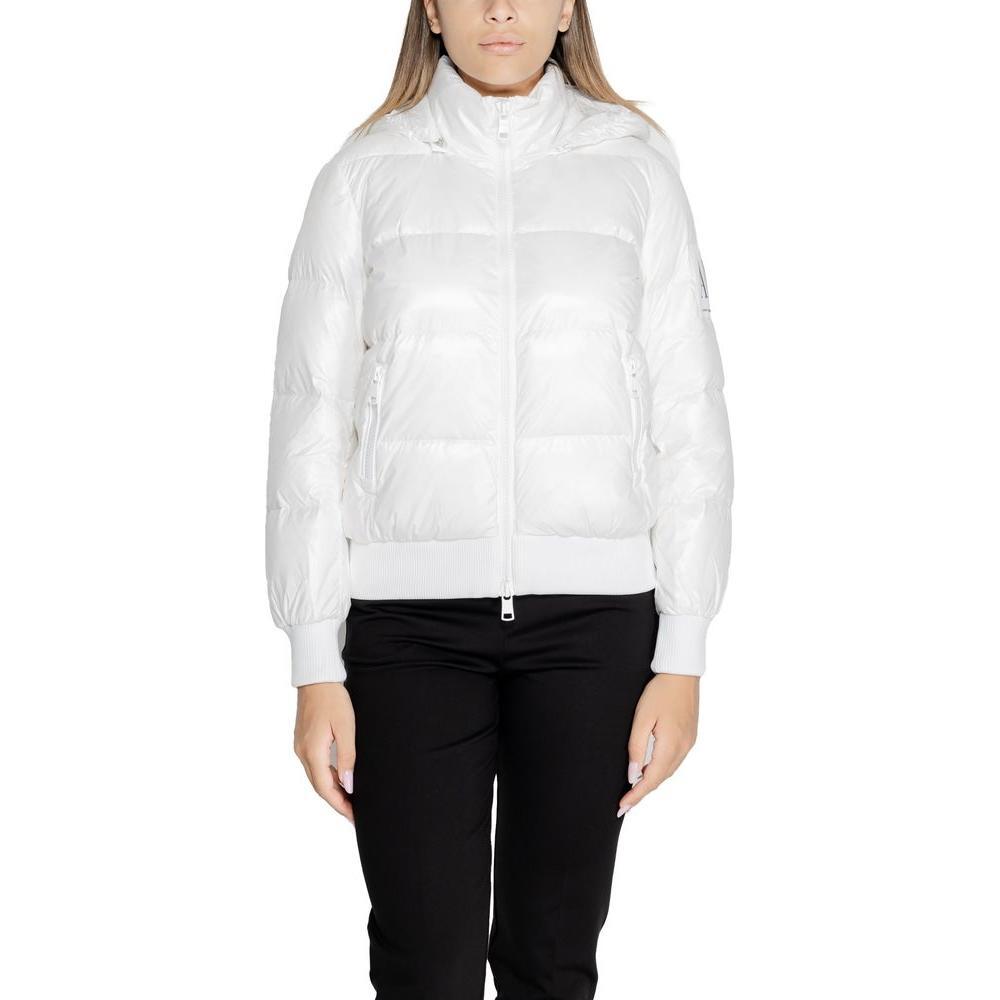 Armani Exchange White Polyamide Jackets & Coat AR-14711700008-IT38|XS