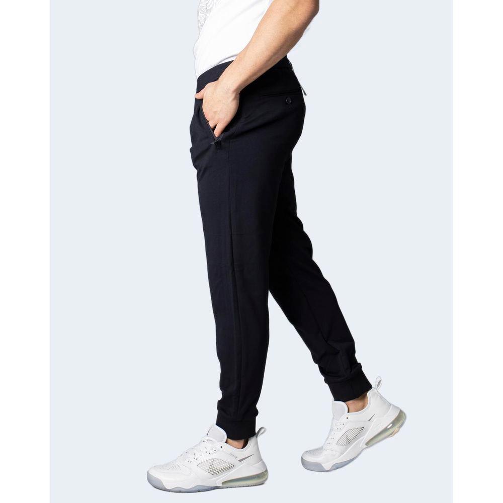 Armani Exchange Blue Viscose Skinny Pant AR-8166100010-IT44 | S