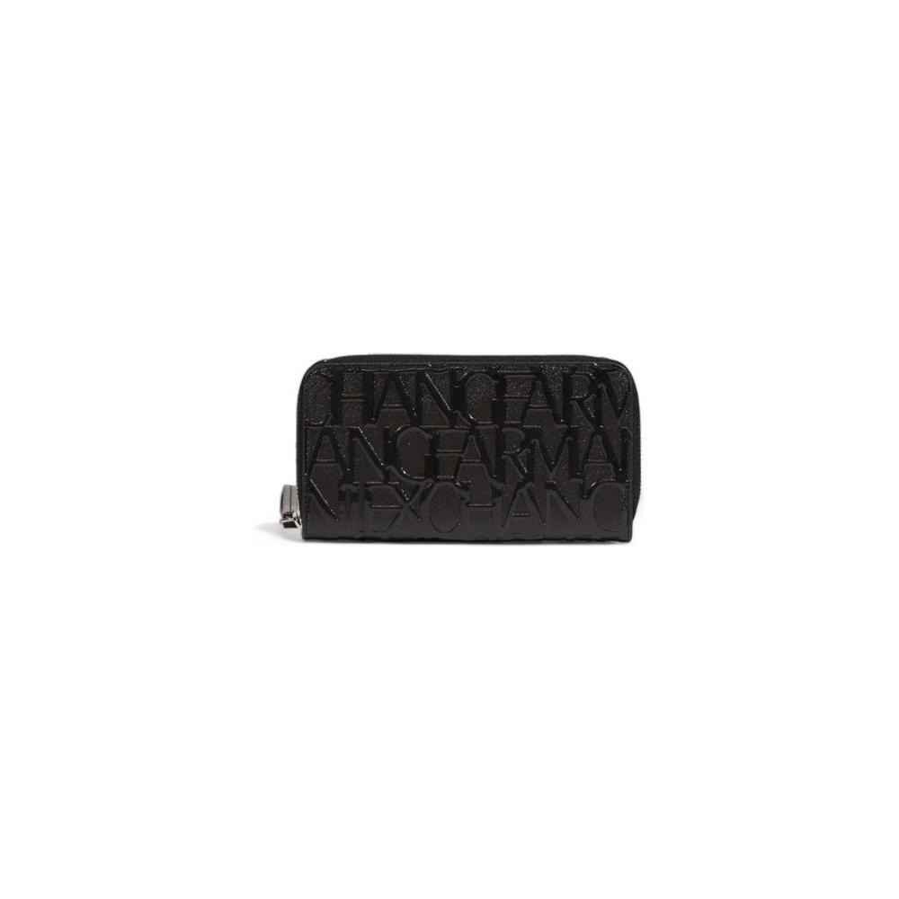 Armani Exchange Black Polyester Wallet AREX-5403100009