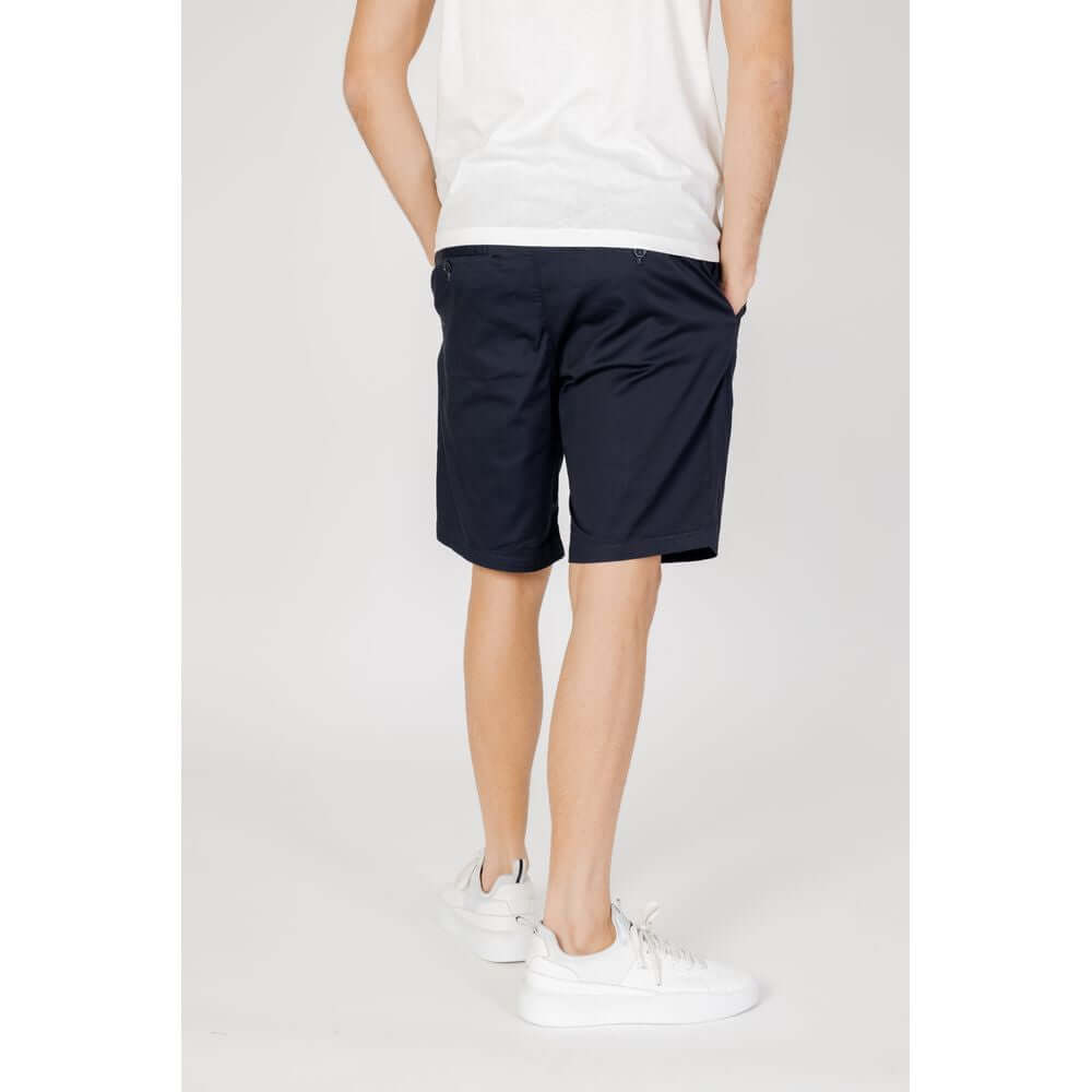 Armani Exchange Blue Cotton Bermuda AR-13327200010-W34