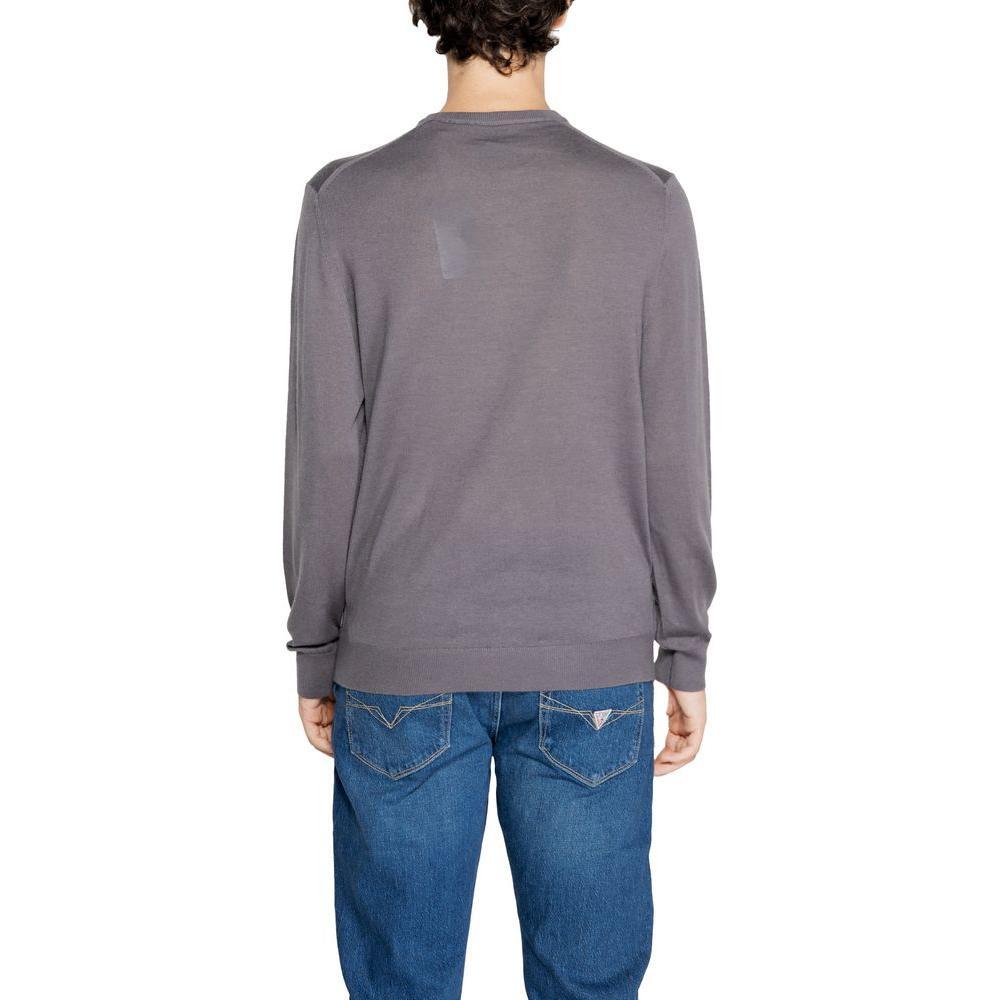 Armani Exchange Gray Wool Sweater AR-5989500136-IT46 | M