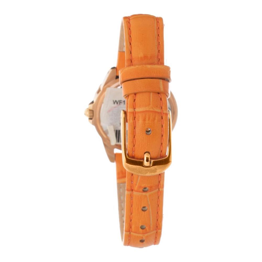 Folli Follie Orange Leather Watch